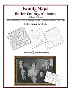 Bild des Verkufers fr Family Maps of Butler County, Alabama, Deluxe Edition zum Verkauf von GreatBookPrices