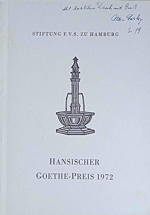 Verleihung des hansischen Goethe-Preises 1972 an Prof. Dr. Dr. h.c. mult. Albin Lesky, Wien : am ...