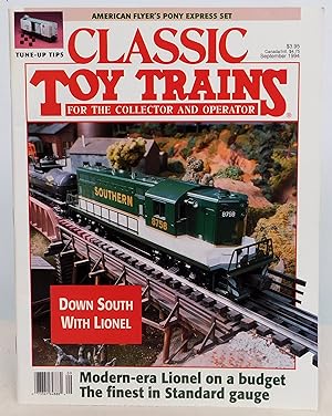 Image du vendeur pour Classic Toy Trains September 1994 mis en vente par Argyl Houser, Bookseller
