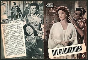 Bild des Verkufers fr Filmprogramm DNF, Die Gladiatoren, Victor Mature, Susan Hayward, Michael Rennie, Regie Delmer Daves zum Verkauf von Bartko-Reher