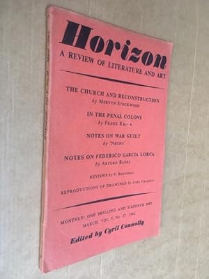 Seller image for Horizon, A Review of Literature and Art, March 1942 Vol V No.27 for sale by Raymond Tait