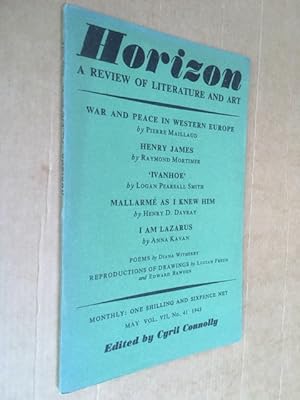 Seller image for Horizon, A Review of Literature and Art, May 1943 Vol VII No.41 for sale by Raymond Tait