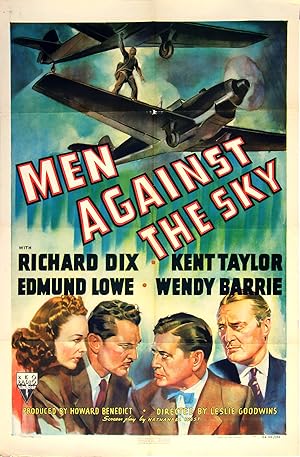 MEN AGAINST THE SKY (1940) One sheet poster