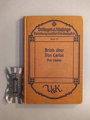 Imagen del vendedor de Briefe ber Don Carlos. a la venta por Druckwaren Antiquariat