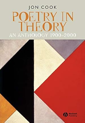 Imagen del vendedor de Poetry in Theory: An Anthology 1900-2000 a la venta por Pieuler Store