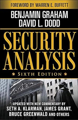 Immagine del venditore per Security Analysis: Sixth Edition, Foreword by Warren Buffett (Security Analysis Prior Editions) venduto da Pieuler Store