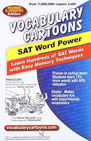 Seller image for Vocabulary Cartoons, SAT Word Power: Learn Hundreds of SAT Words Fast with Easy Memory Techniques for sale by Pieuler Store