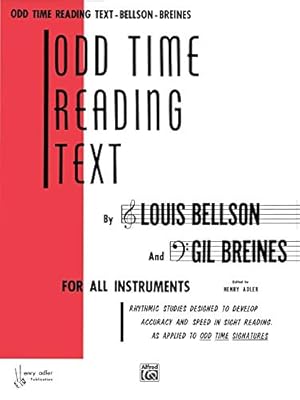 Immagine del venditore per Odd Time Reading Text: For All Instruments venduto da Pieuler Store
