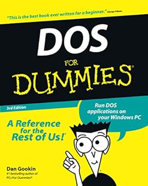 Imagen del vendedor de DOS For Dummies, 3rd Edition a la venta por Pieuler Store