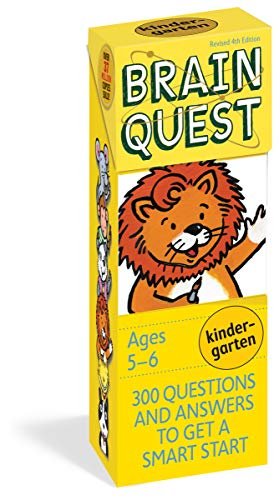 Immagine del venditore per Brain Quest Kindergarten, Revised 4th Edition: 300 Questions and Answers to Get a Smart Start venduto da Pieuler Store