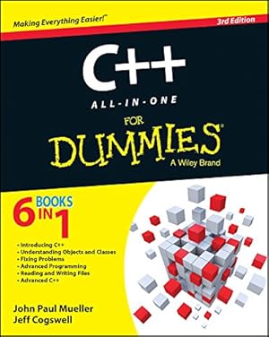 Imagen del vendedor de C++ All-in-One For Dummies a la venta por Pieuler Store