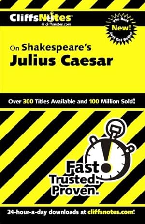 Seller image for CliffsNotes on Shakespeares Julius Caesar (Cliffsnotes Literature Guides) for sale by Pieuler Store