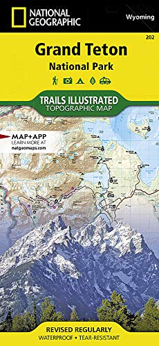 Seller image for Grand Teton National Park: Trails Illustrated - National Park Maps- for sale by Pieuler Store