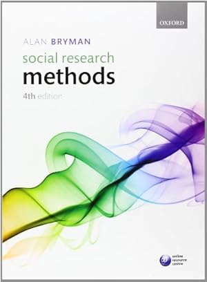 Imagen del vendedor de Social Research Methods a la venta por Pieuler Store