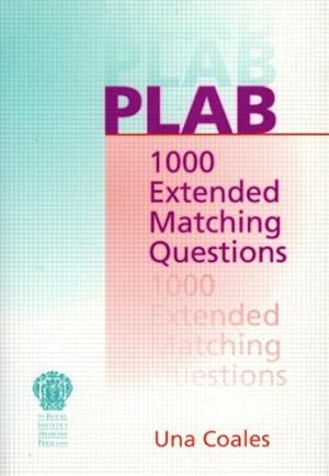 Image du vendeur pour PLAB: 1000 Extended Matching Questions mis en vente par Pieuler Store