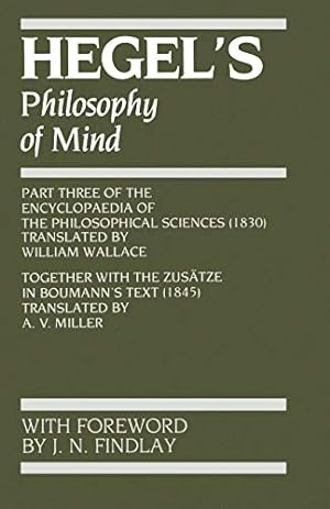 Seller image for Hegel's Philosophy of Mind (Hegel's Encyclopedia of the Philosophical Sciences) for sale by Pieuler Store
