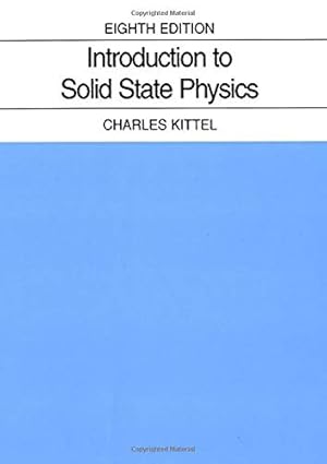 Seller image for Introduction to Solid State Physics for sale by Pieuler Store