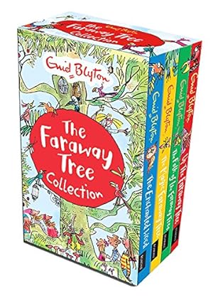 Bild des Verkufers fr Enid Blyton The Magic Faraway Tree Collection 4 Books Box Set Pack (Up The Faraway Tree, The Magic Faraway Tree, The Folk of the Faraway Tree, The Enchanted Wood) zum Verkauf von Pieuler Store