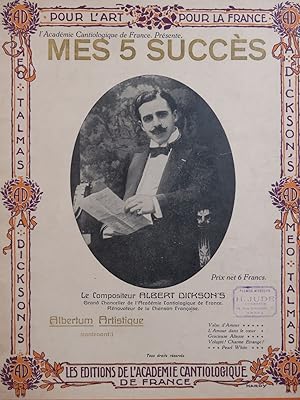 Seller image for DICKSON'S Albert Mes 5 Succs Chant Piano for sale by partitions-anciennes