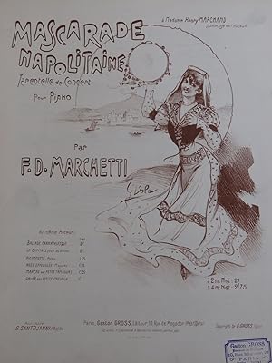 Seller image for MARCHETTI F. D. Mascarade Napolitaine Piano 1900 for sale by partitions-anciennes