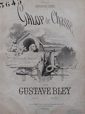 Immagine del venditore per BLEY Gustave Galop de Chasse Piano ca1860 venduto da partitions-anciennes
