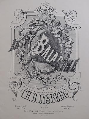 Seller image for LYSBERG Ch. B. La Baladine op 51 Piano 4 Mains ca1858 for sale by partitions-anciennes