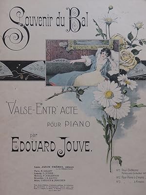 Seller image for JOUVE Edouard Souvenir du Bal Piano ca1900 for sale by partitions-anciennes