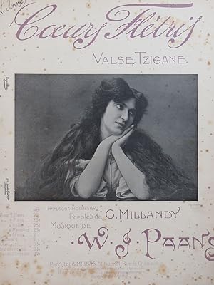 Seller image for PAANS W. J. Coeurs Fltris Chant Piano 1909 for sale by partitions-anciennes