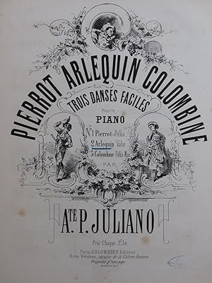 Seller image for JULIANO A. P. Arlequin Valse Piano ca1870 for sale by partitions-anciennes