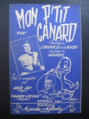 Seller image for AIMABLE Mon P'tit Canard Chant Accordon for sale by partitions-anciennes