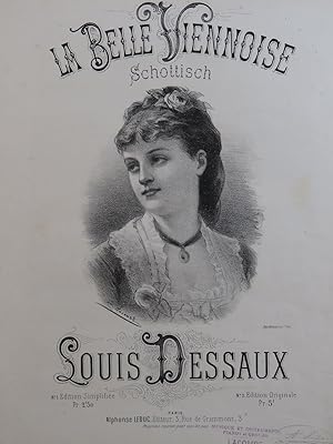 Seller image for DESSAUX Louis La Belle Viennoise Piano ca1880 for sale by partitions-anciennes
