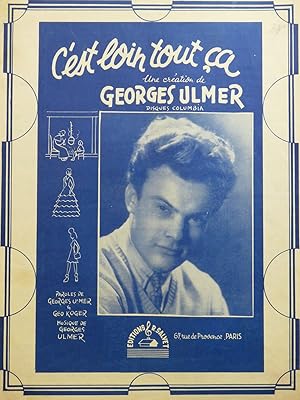 Seller image for ULMER Georges C'est loin tout a Chant Piano 1946 for sale by partitions-anciennes