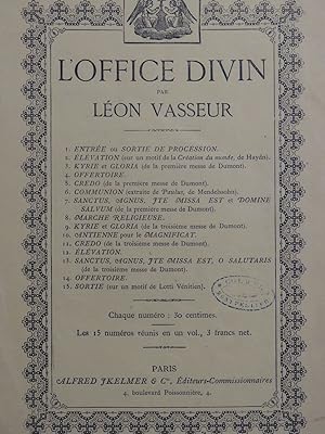 Seller image for VASSEUR Lon Entre ou Sortie de Procession Orgue ca1870 for sale by partitions-anciennes