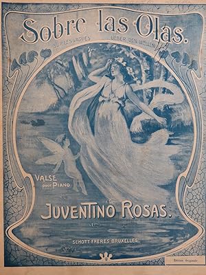 Immagine del venditore per ROSAS Juventino Sobre las Olas Piano ca1910 venduto da partitions-anciennes