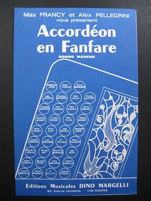Imagen del vendedor de Accordon en Fanfare Max Francy et Alex Pellegrini Accordon a la venta por partitions-anciennes