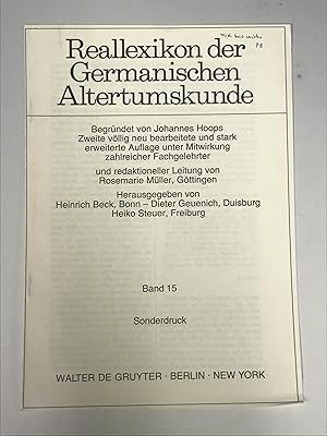 Image du vendeur pour Reallexikon der Germanischen Altertumskunde Band 15 mis en vente par Ancient Art