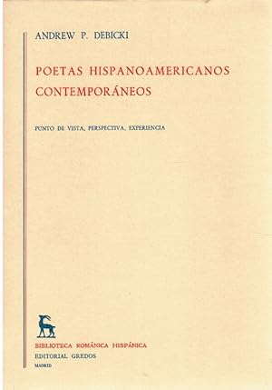 Seller image for Poetas hispanoamericanos contemporneos. Punto de vista, perspectiva, experiencia for sale by Librera Dilogo