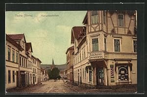 Ansichtskarte Vacha /Werra, Heyligenstedtstrasse mit Bäckerei und Kolonialwarenhandlung