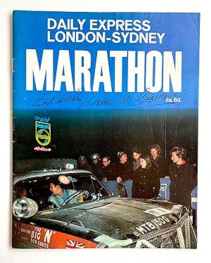 Seller image for Daily Express London-Sydney Marathon - SIGNED to the front cover by the race winner, Andrew Cowan for sale by Picture This (ABA, ILAB, IVPDA)