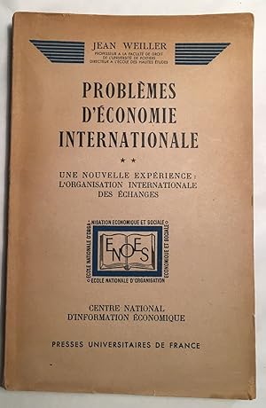 Bild des Verkufers fr Problmes d' Economie Internationale (tome 2) zum Verkauf von librairie philippe arnaiz