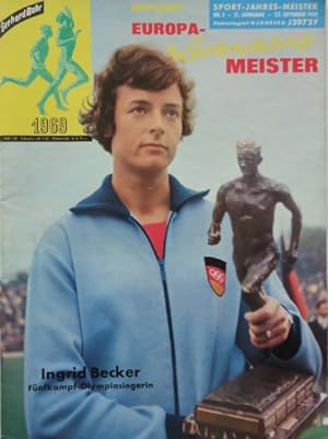 Seller image for Deutsche + Europa-Leichtathletik-Meister. Sport-Jahres-Meister Nr.3, 21.Jahrgang vom 22.09.1969. for sale by Antiquariat Ursula Hartmann