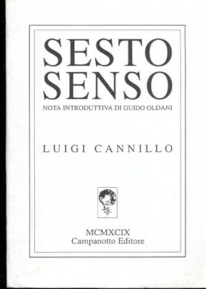 Bild des Verkufers fr Sesto senso zum Verkauf von Librodifaccia