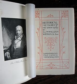 Immagine del venditore per Historical Memoirs of My Own Time. (Part the first, from 1772 to 1780; part the second, from 1781 to 1784). (With an introduction and notes by Richard Askham). (Dryden House Memoirs) venduto da James Fergusson Books & Manuscripts