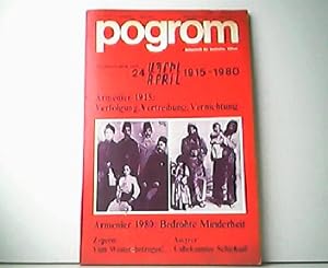 Pogrom - Zeitschrift für bedrohte Völker. Sonderausgabe zum 24. April 1915 - 1980. Nr. 72/73, 11....