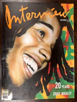 Bild des Verkufers fr Interview: November 1989, Ziggy Maryley; Vol. XIX No. 11 zum Verkauf von Robinson Street Books, IOBA