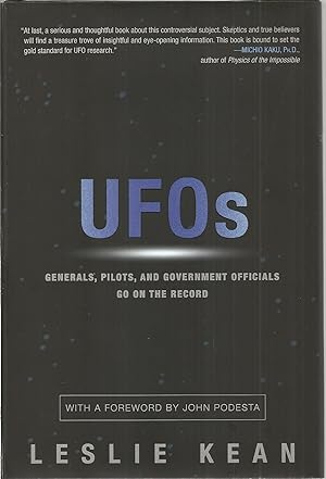 Immagine del venditore per UFOs: Generals, Pilots, and Government Officials Go On The Record venduto da The Book Junction