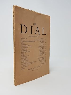 Seller image for The Dial: October 1925. Volume LXXIX, Number 4. for sale by Munster & Company LLC, ABAA/ILAB