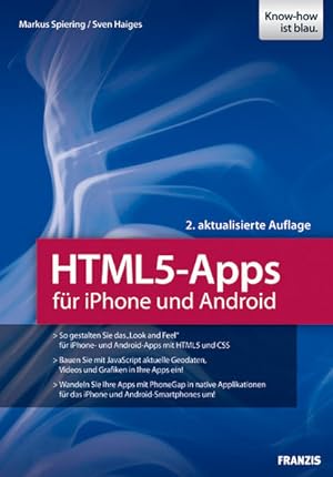 Bild des Verkufers fr HTML5-Apps fr iPhone und Android zum Verkauf von Versandantiquariat Felix Mcke