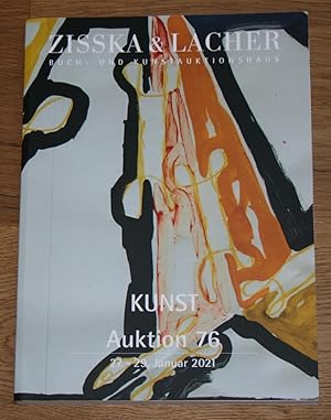 Imagen del vendedor de Kunst. Auktion 76. Freiwillige Versteigerung 27. - 29. Januar 2021. a la venta por Antiquariat Gallenberger