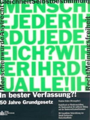 Bild des Verkufers fr In bester Verfassung?!: 50 Jahre Grundgesetz zum Verkauf von Versandantiquariat Felix Mcke